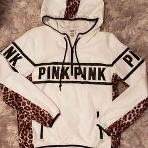 Rare VS PINK quarter zip jacket